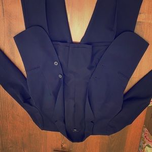 Ann Taylor navy blue suit petite size 6